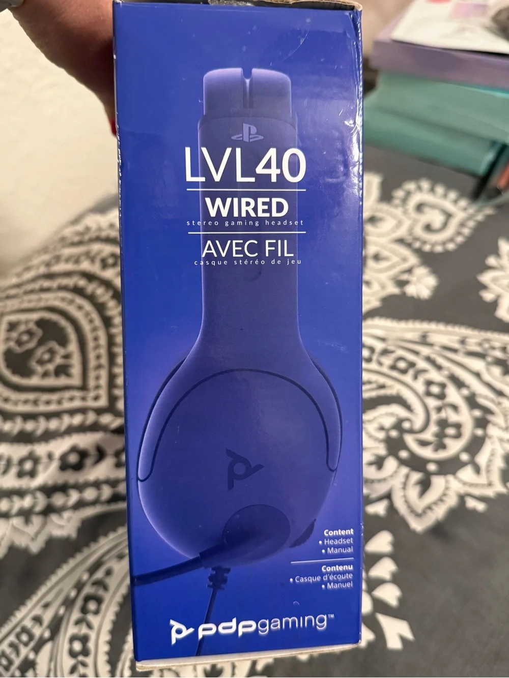 PDP LVL40 Wired Gaming Headset - Black